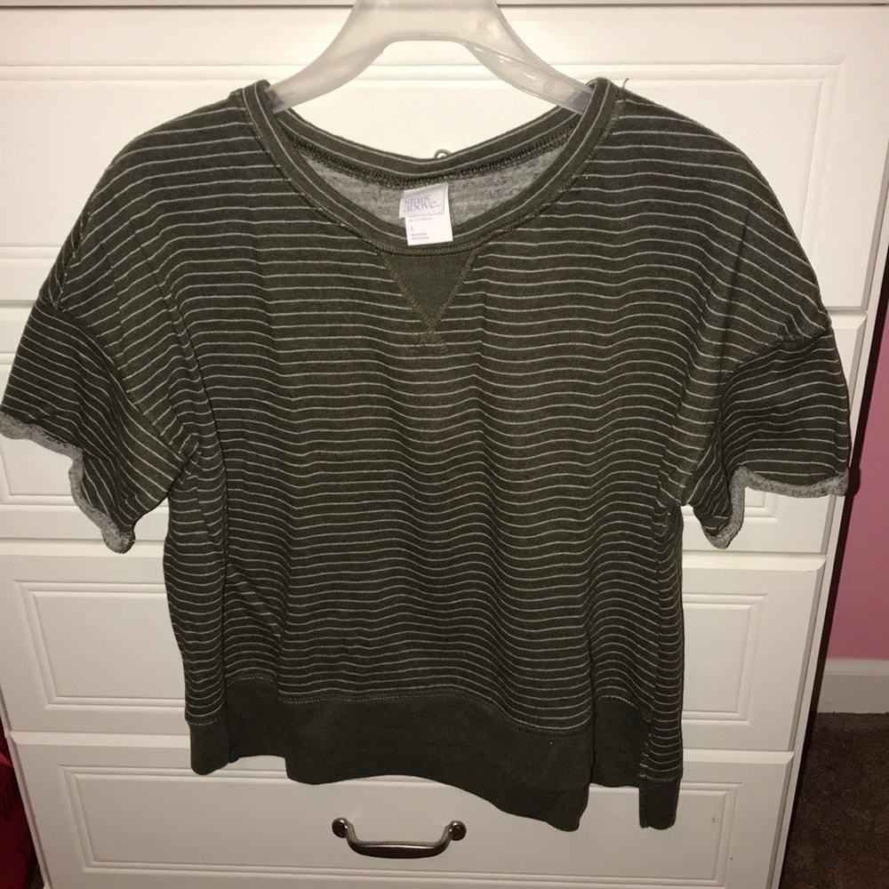 Fleece lined sleep shirt